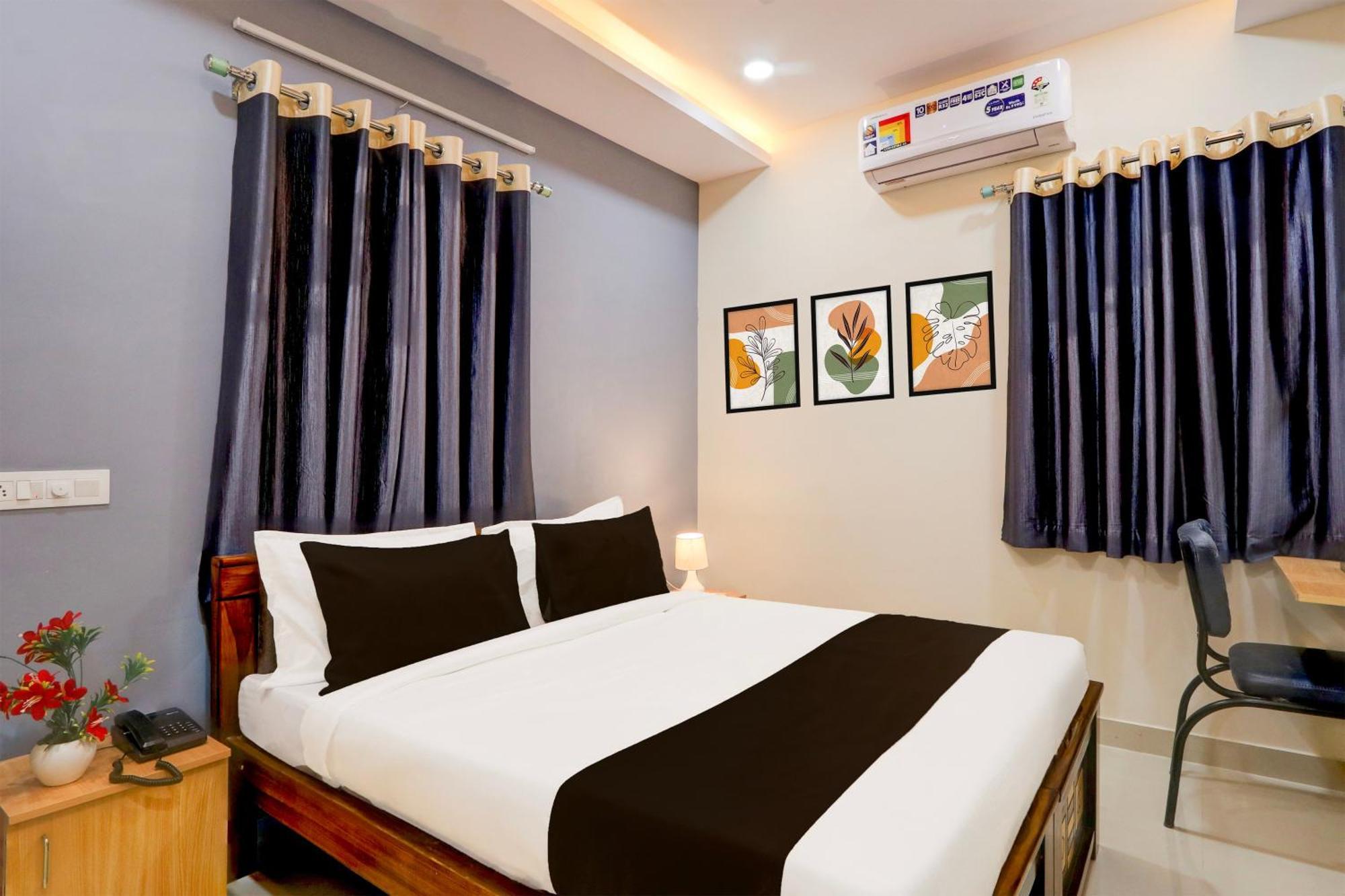 Super Townhouse Nanak Ram Guda Near Waverock Sez حيدر أباد المظهر الخارجي الصورة