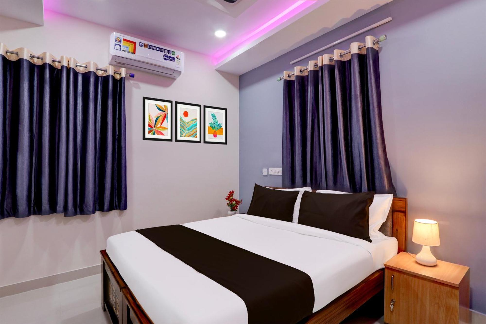 Super Townhouse Nanak Ram Guda Near Waverock Sez حيدر أباد المظهر الخارجي الصورة